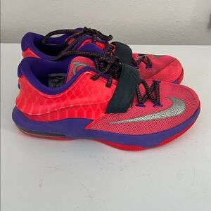 Nike Kids' KD Kevin Durant Pink and Purple Sneakers